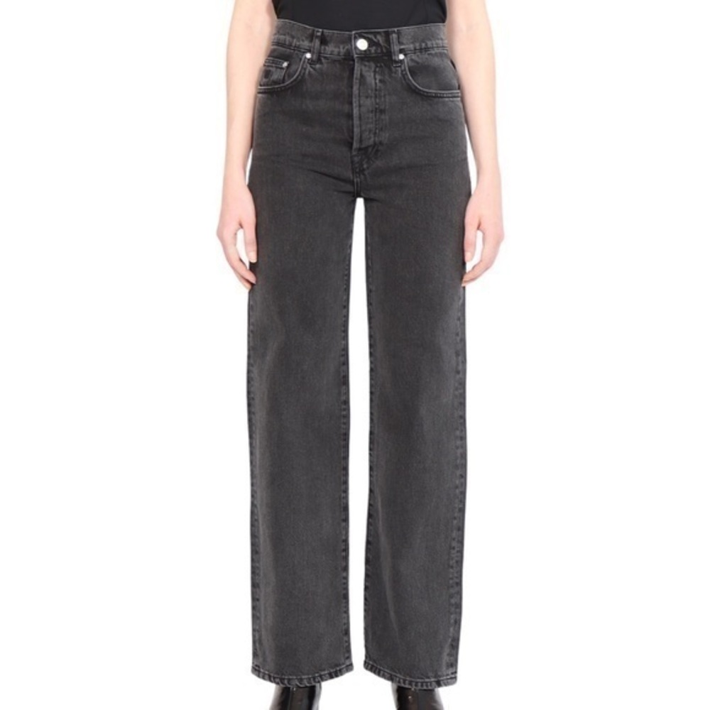 Amendi Vivi High Rise Wide Leg Jeans in Blackstone Size 26 New